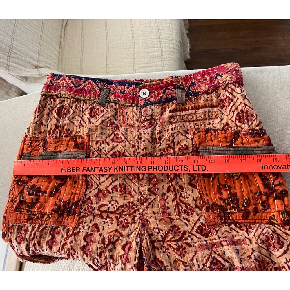 FREE PEOPLE Dakota Skies Stitched Kantha Shorts - S - Picture 10 of 12
